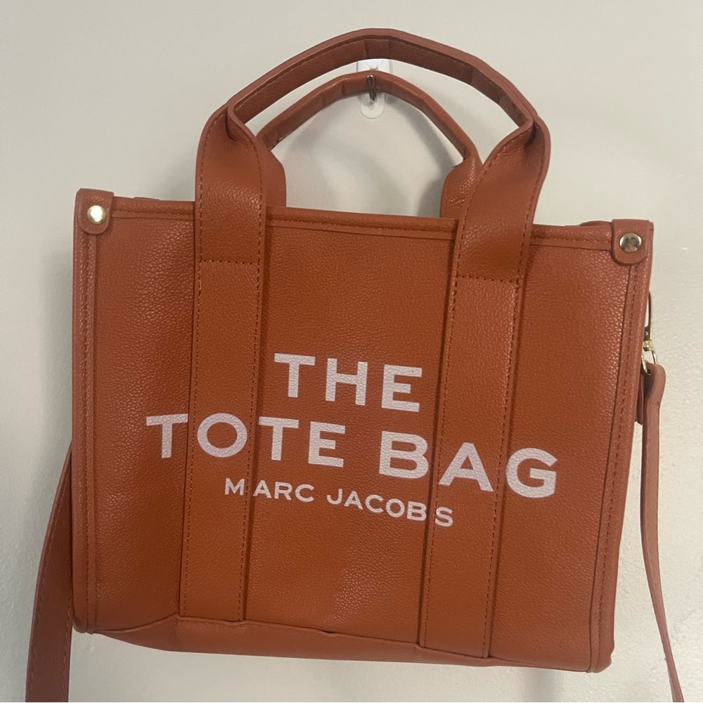 Super cute faux leather tote bag